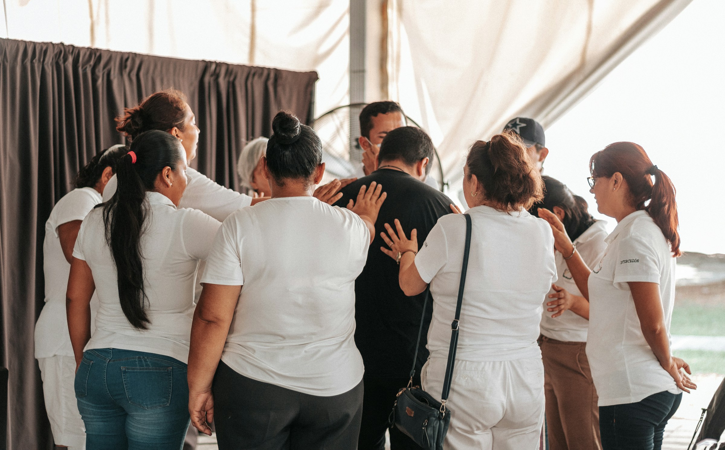 Veterans in group therapy support session